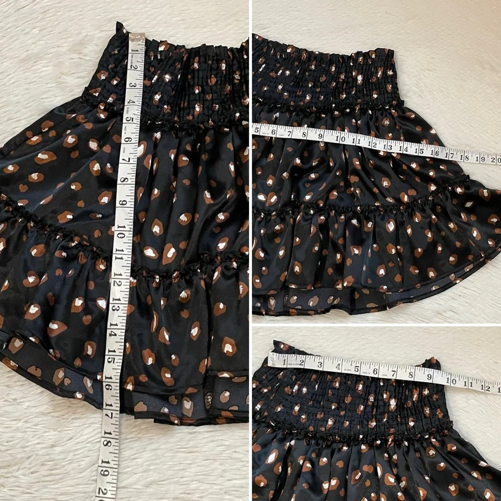 Altard State leopard print mini ruffled skirt - Picture 6 of 13